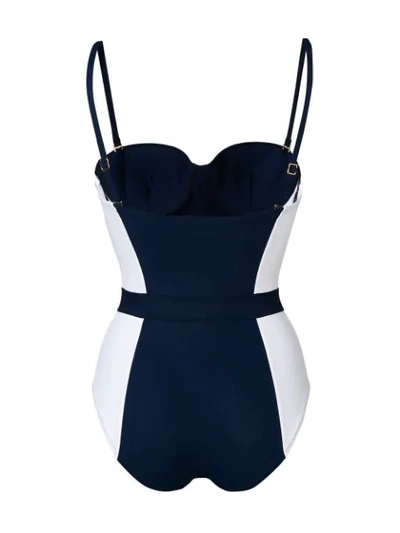 Shop Tory Burch Lipsi One-piece Swimsuit - Blue