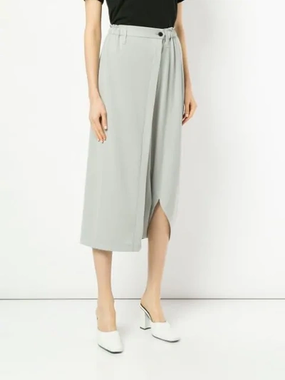 Shop 132 5. Issey Miyake Draped Trousers In Grey