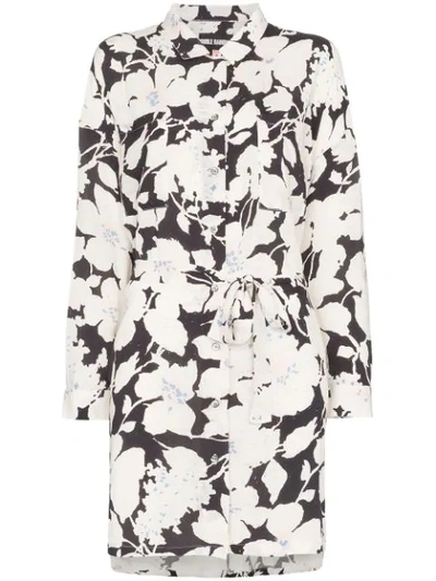 Shop Double Rainbouu Cloud Control Floral Print Shirt Dress In Multicolour