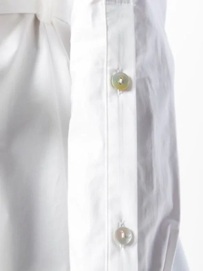 Shop Balossa White Shirt Double-breasted Shirt
