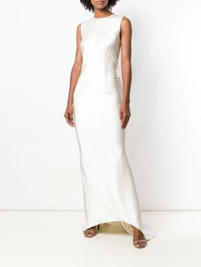 Shop Parlor Sleeveless Shift Maxi Dress In White
