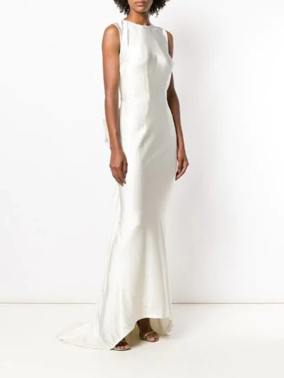 Shop Parlor Sleeveless Shift Maxi Dress In White