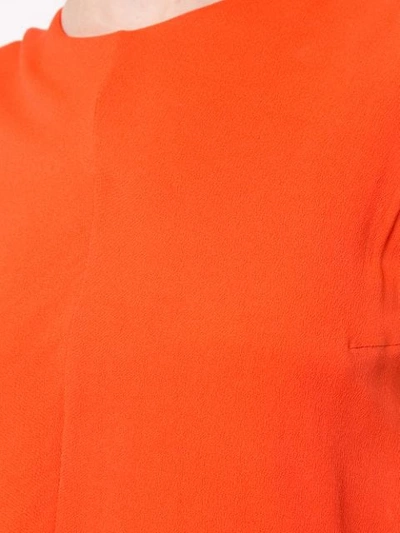 Shop Sies Marjan Tiered Hem Blouse In Orange