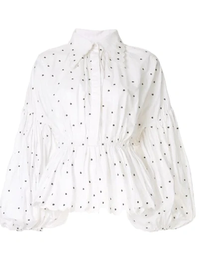 Shop Acler Sunny Shirt In White