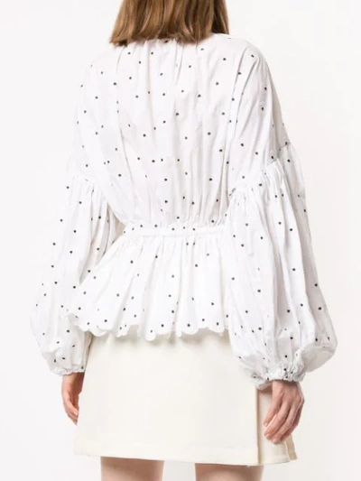 Shop Acler Sunny Shirt In White