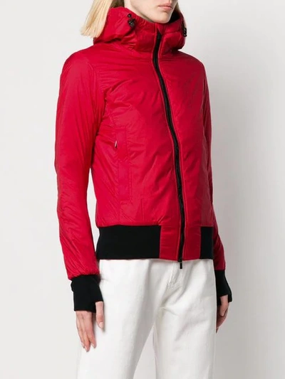 Shop Canada Goose Zipped Padded Jacket In Red