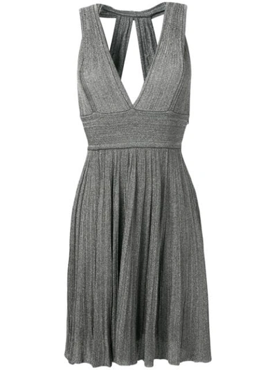 Shop Antonino Valenti Petronia Short Lurex Dress - Grey