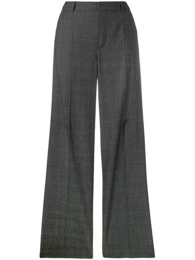 A.F.VANDEVORST FLARED TAILORED TROUSERS - 灰色