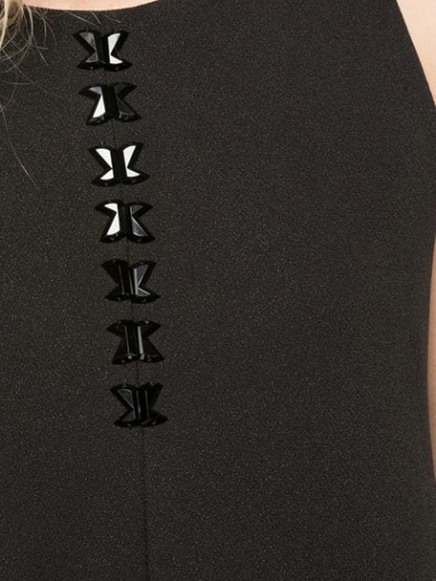AKRIS SHORT SLEEVELESS DRESS - 黑色