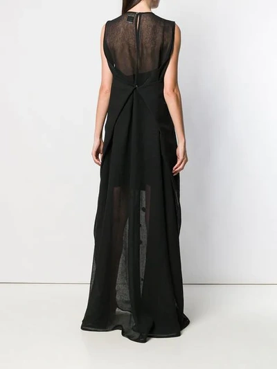 Shop Maison Rabih Kayrouz Stone Embellished Maxi Dress In Black