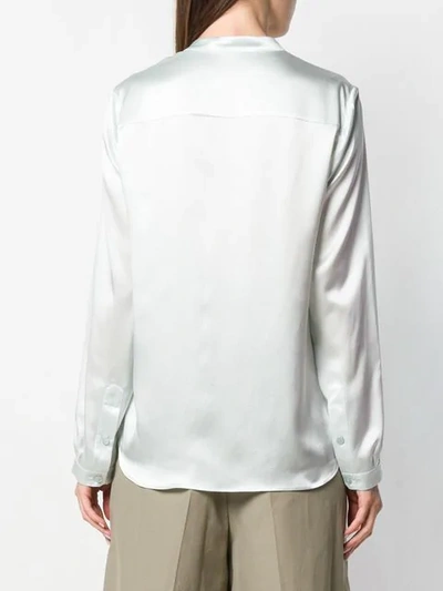 Shop Stella Mccartney Sheer Blouse In Green