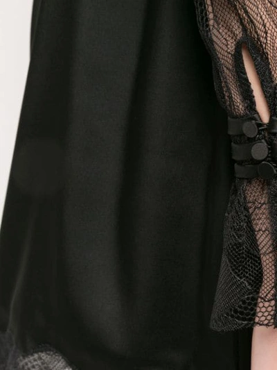 Shop Jonathan Simkhai Lingerie Sateen Mini Dress In Black