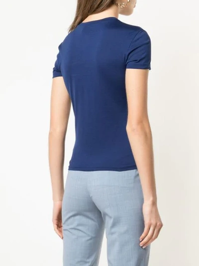Shop Theory Plain T In Blue