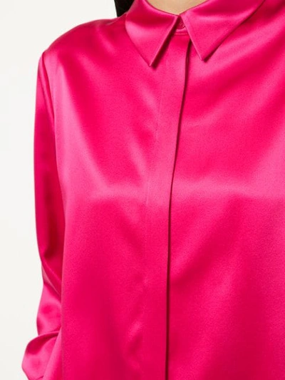 Shop Layeur Button Down Blouse In Pink