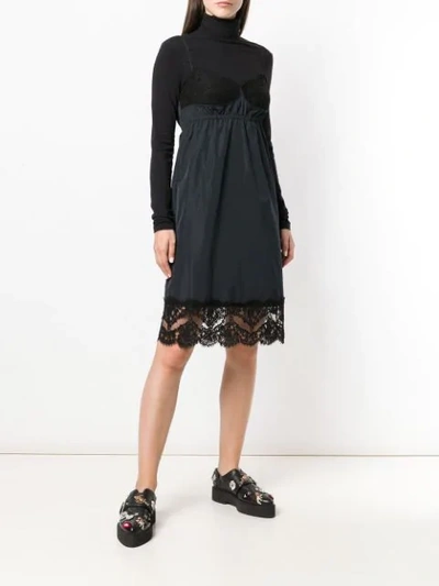 Shop N°21 Lace Cami-top-like Dress In Black