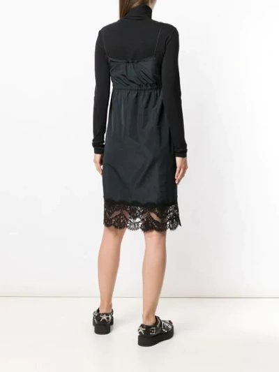 Shop N°21 Lace Cami-top-like Dress In Black