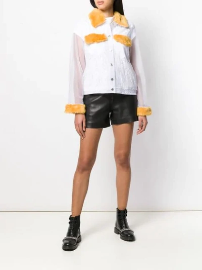 Viktor & Rolf Not So Classic Denim Jacket In White