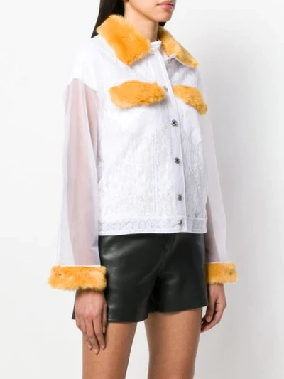Viktor & Rolf Not So Classic Denim Jacket In White