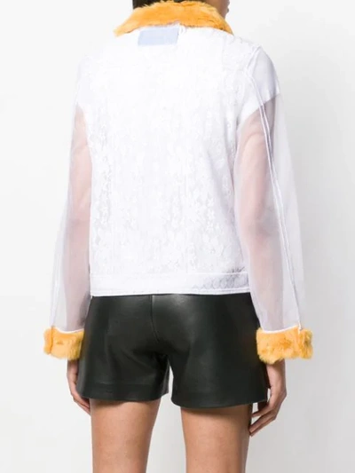 Viktor & Rolf Not So Classic Denim Jacket In White