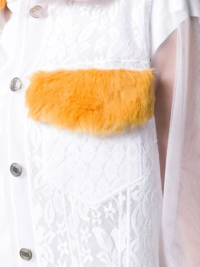 Viktor & Rolf Not So Classic Denim Jacket In White