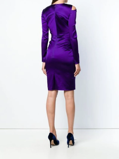 Shop Talbot Runhof Cut In Purple