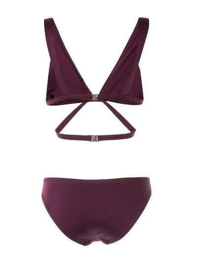Shop Moeva Lola Bikini Set In Purple