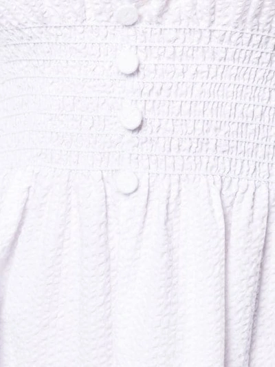 Shop Alexa Chung Smock Short Dress In White