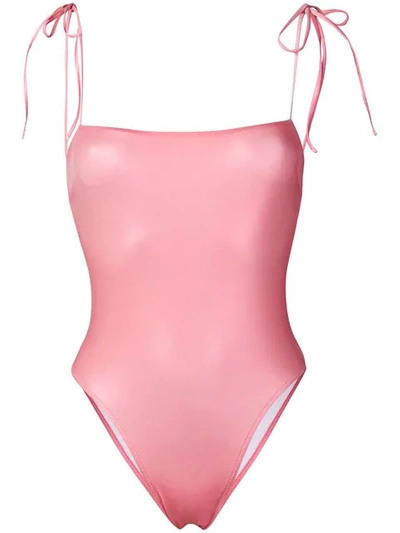 Shop Sian Swimwear Naomi Swimsuit In Pink