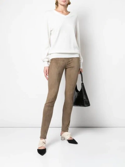 Shop The Row Loose Fit Sweater In White