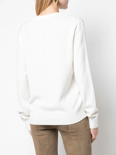 Shop The Row Loose Fit Sweater In White