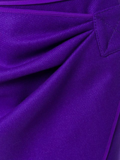 Shop N°21 Nº21 Draped Mini Skirt - Purple