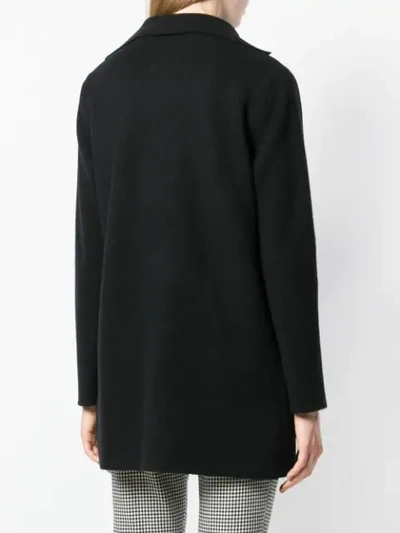 Shop Agnona Open Front Jacket - Black