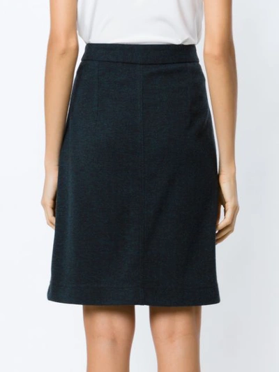 Shop Alcaçuz Cigarra Midi Skirt In Green