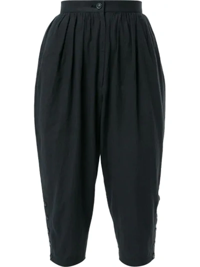 Pre-owned Issey Miyake High Rise Balloon Culottes In Grey