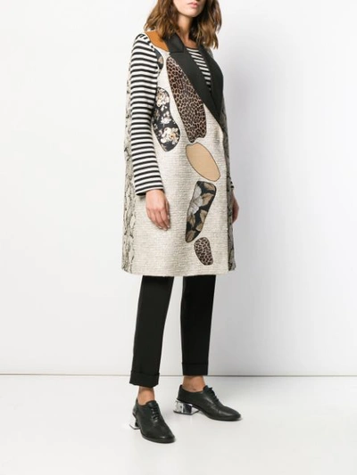 Shop Antonio Marras Weste Mit Kontrasteinsatz - Nude In Neutrals