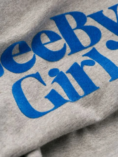 Shop See By Chloé Seebygirl Print T-shirt - Grey