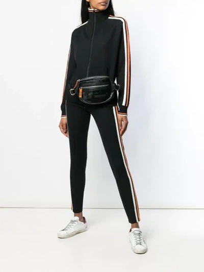 Shop Isabel Marant Étoile Side Stripe Track Jacket - Black