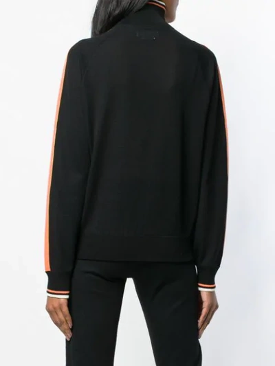 Shop Isabel Marant Étoile Side Stripe Track Jacket - Black