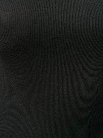 Shop Vince Ribbed Knit Vest In Black