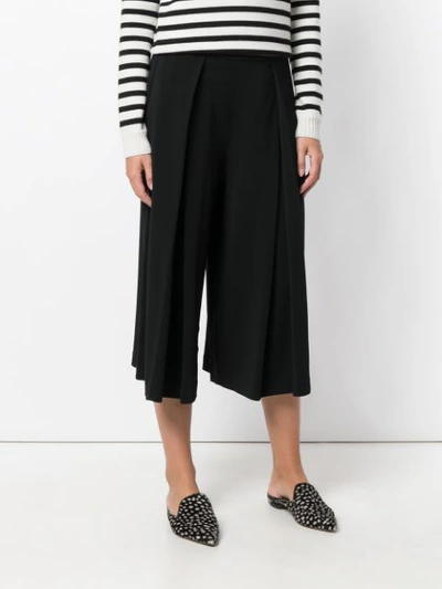 Shop Ralph Lauren Pleat Front Culottes - Black