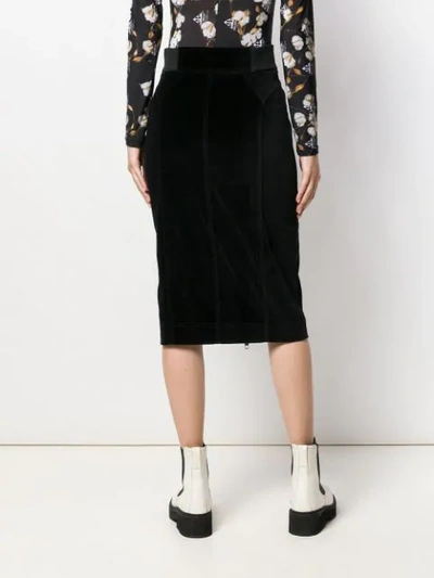 Shop Marc Jacobs Zip Front Pencil Skirt In Black