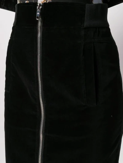 Shop Marc Jacobs Zip Front Pencil Skirt In Black