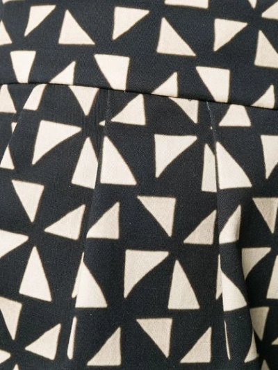 Shop Alberta Ferretti Multi-pattern Shorts In Black