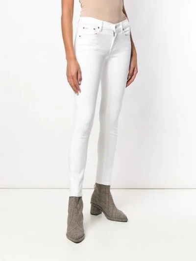 Polo Ralph Lauren Leopard-print Mid-rise Cropped Jeans In White