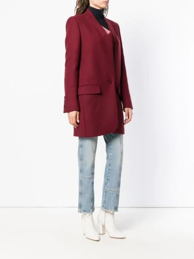 Shop Stella Mccartney Bryce Coat In Red