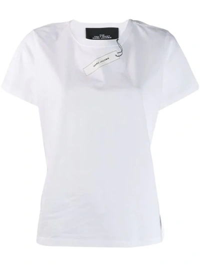 Shop Marc Jacobs Logo Tag T-shirt In White