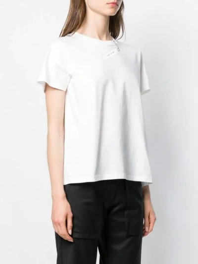 Shop Marc Jacobs Logo Tag T-shirt In White