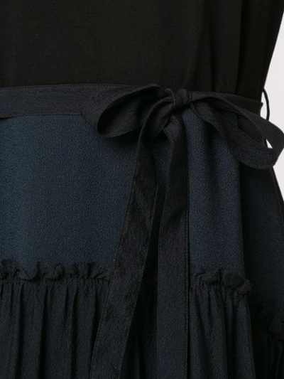 Shop 3.1 Phillip Lim / フィリップ リム 3.1 Phillip Lim Flared Short-sleeved Silk Dress - Black