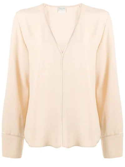 Shop Forte Forte Loose Fit Shirt In Neutrals