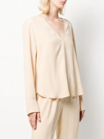 Shop Forte Forte Loose Fit Shirt In Neutrals